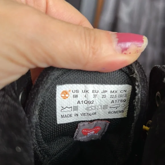 Timberlan x Off-WhiteCollaboration Beautiful ankle bootsVelve